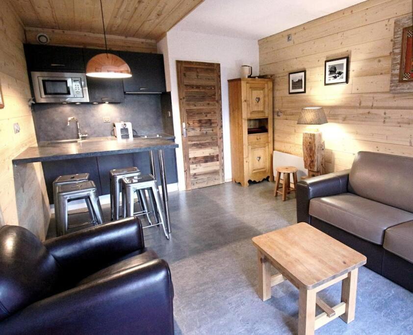 Studio Avec Coin Montagne Au Pied Des Pistes Megeve Exterior photo